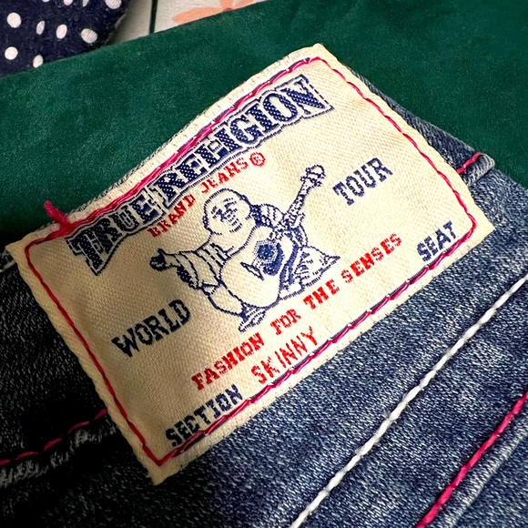 Original True Religion Denim pink stitching 26 - Picture 9 of 10